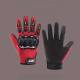 Set 2 manusi moto rosii, deget touchscreen, 11371