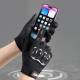 Set 2 manusi moto rosii, deget touchscreen, 11371
