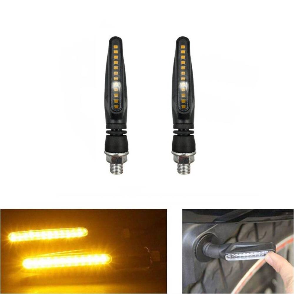 Set 2 lampi semnalizare dinamica moto, atv, scuter, 12V, LED, ZC-12Y MotorLight