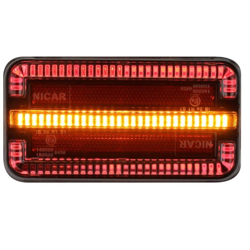 Kit lampi remorca LED, magnetice, 3 functii, 155x80, 12-24V, 7.5m lampa-priza, 2.5m lampa, TT.12024