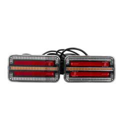 Kit lampi remorca LED, magnetice, 3 functii, 155x80, 12-24V, 7.5m lampa-priza, 2.5m lampa, TT.12024