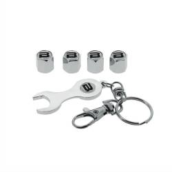 Breloc chei cu 4 capacele B, silver, 4006901 Butzi