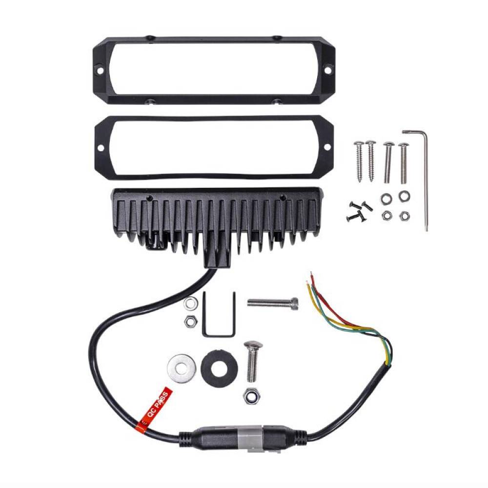 Proiector lucru 192x61, LED, 2 in 1, faza lunga si functie stroboscopica, 9-36V, 36W, 3200lm, conector DT cu 4PIN Duo Black TT.11308S