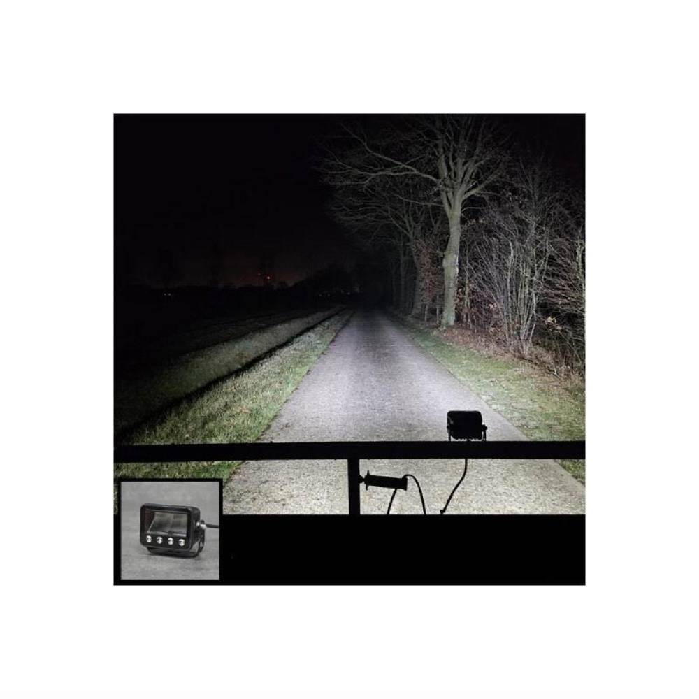 Proiector lucru 97x75, LED, 2 in 1, faza lunga si functie stroboscopica, 10-30V, 40W, 3600lm, conector DT cu 4PIN, 3ANI GRANTIE, Duo Black Series, TT.11220S