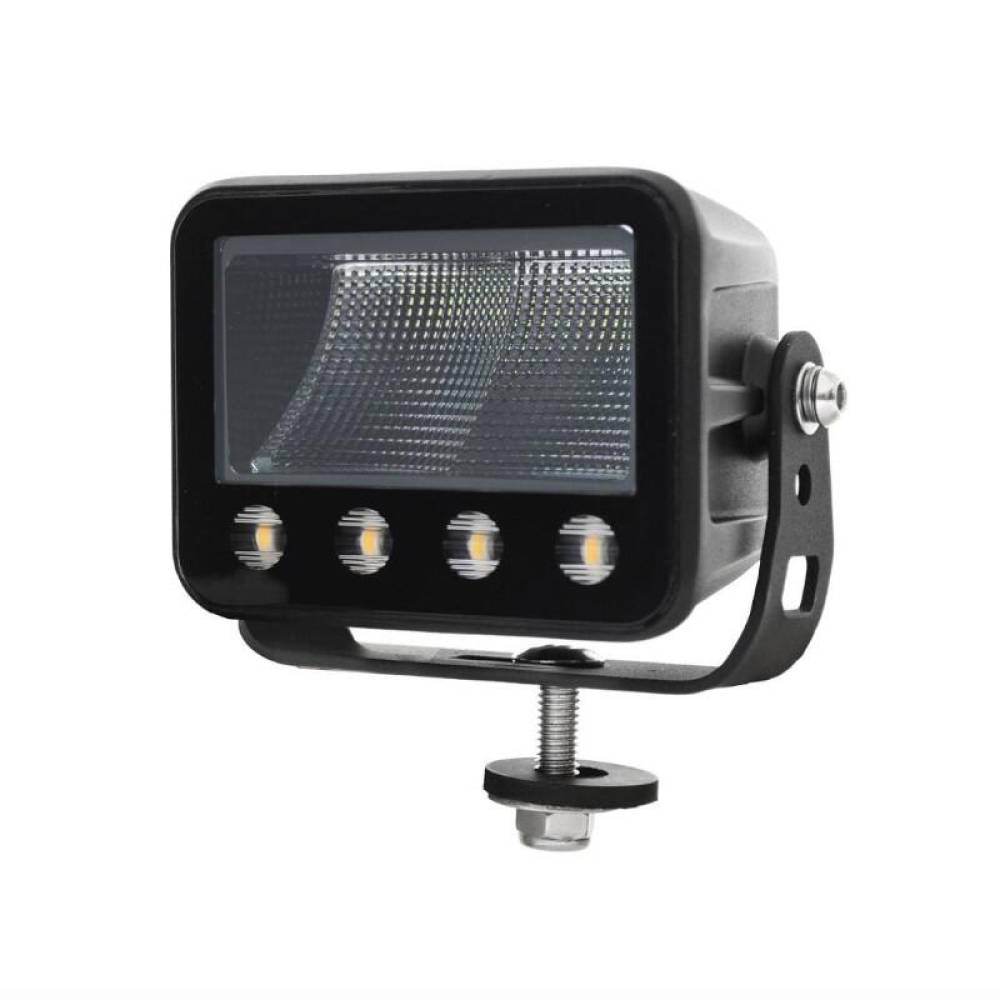 Proiector lucru 97x75, LED, 2 in 1, faza lunga si functie stroboscopica, 10-30V, 40W, 3600lm, conector DT cu 4PIN, 3ANI GRANTIE, Duo Black Series, TT.11220S
