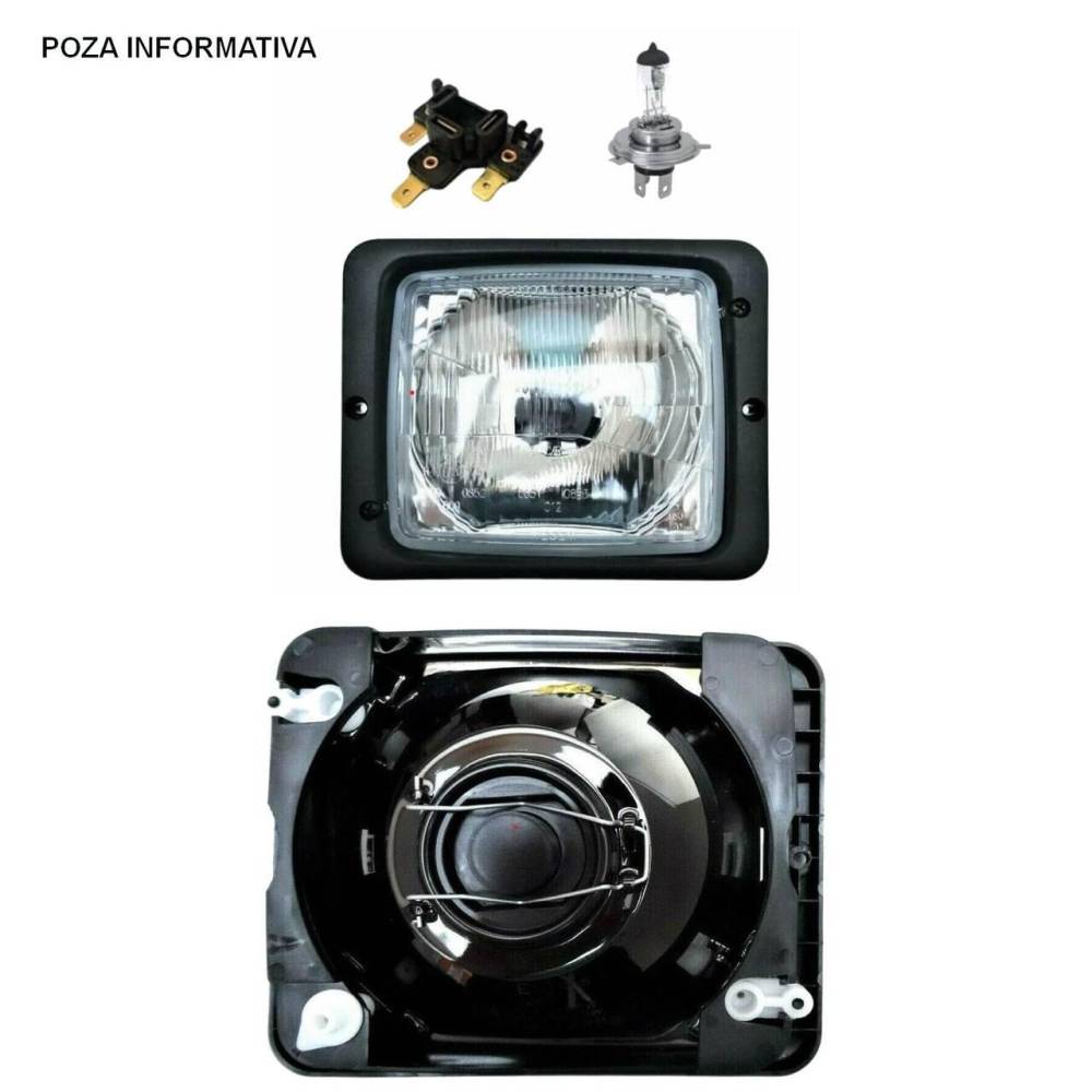 Mufa bec far, H4, plata, Wesem A.07128