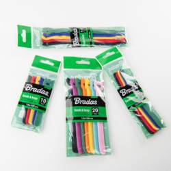 Banda scai velcro multifunctionala, 15cm, set 10 bucati, multicolor, HLTR12150/10mix5 Bradas 