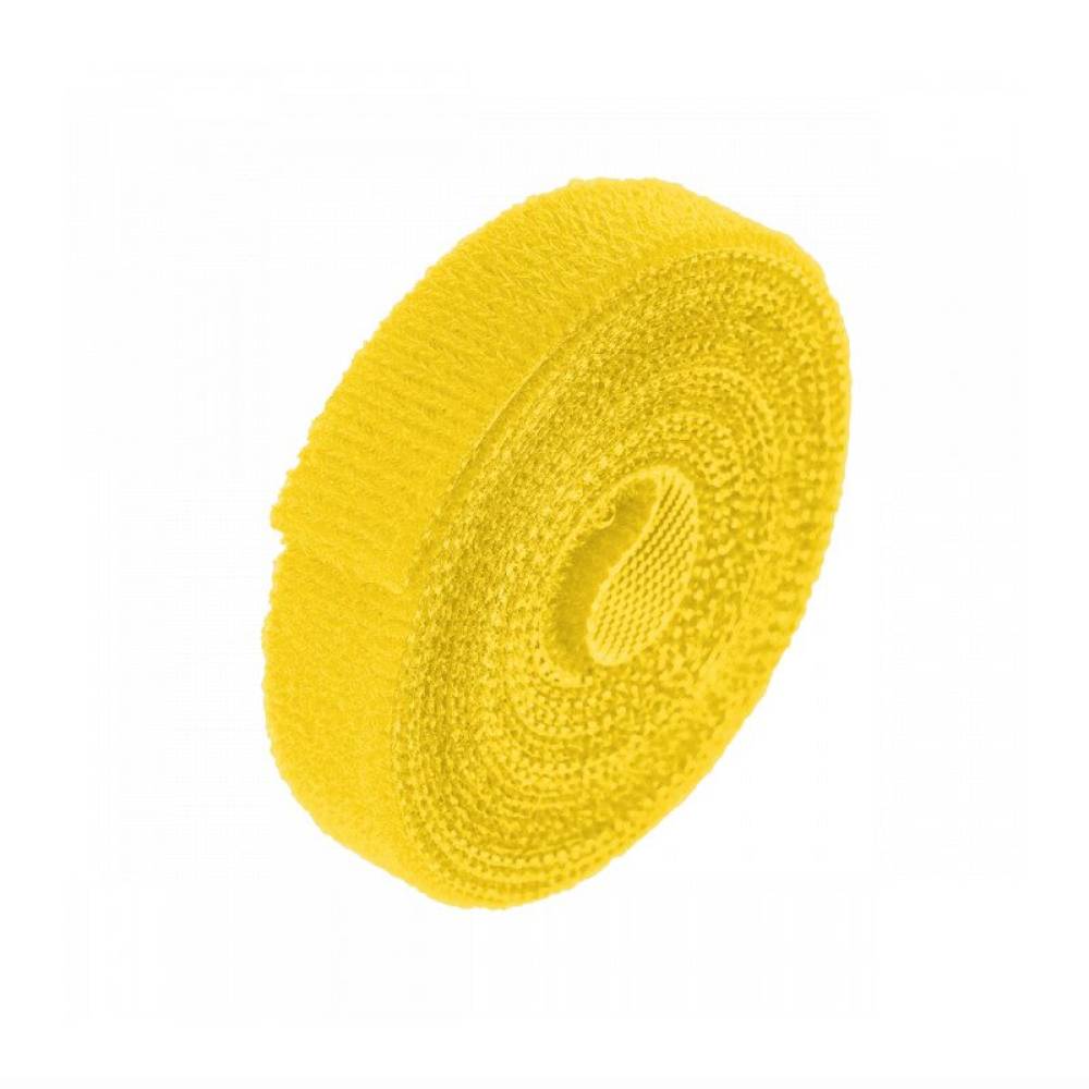 Banda scai velcro multifunctionala, rola 2mx12mm, galbena, HLT1202/YL Bradas