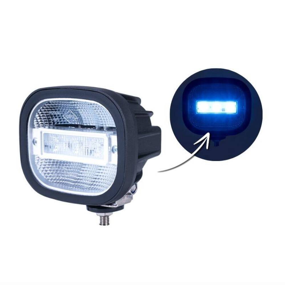 Proiector lucru 100x85, LED, cu functie stroboscopica albastra, 12-24V, 14W, 1200lm, 5600K, cablu 1.5m, LRD3069 Horpol