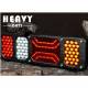 Lampa stop 450x139, 6 functii, cu ceata si mers inapoi, cu cablu 1.5m, 24V, dreapta, HEAVY DUTY Horpol LZD 2855