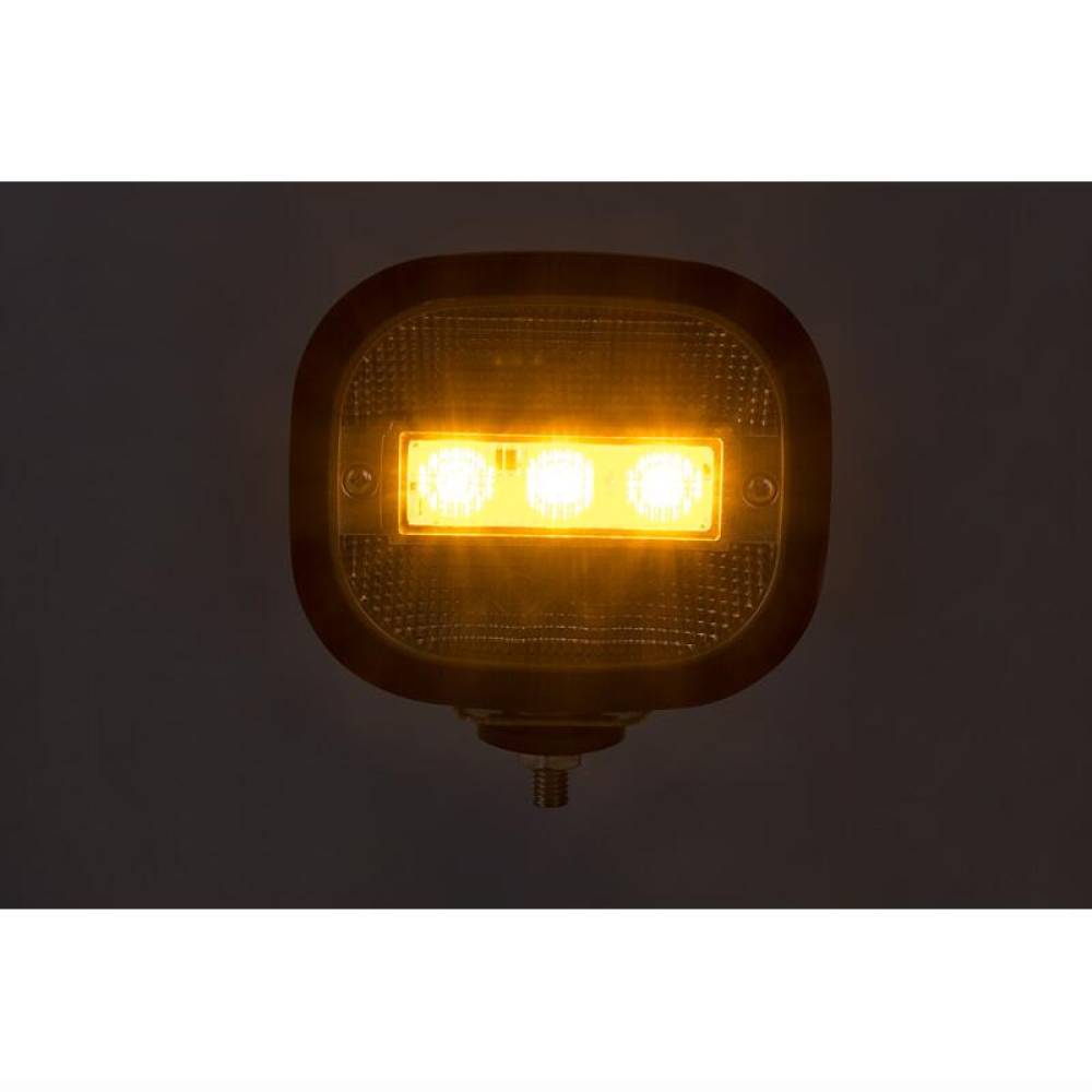 Proiector lucru 100x85, LED, cu functie stroboscopica galbena, 12-24V, 14W, 1200lm, 5600K, cablu 1.5m, LRD3068 Horpol