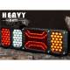 Lampa stop 450x139, 6 functii, cu ceata si mers inapoi, cu cablu 1.5m, 24V, stanga, HEAVY DUTY Horpol LZD 2854