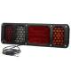 Lampa stop 450x139, 6 functii, cu ceata si mers inapoi, cu cablu 1.5m, 24V, stanga, HEAVY DUTY Horpol LZD 2854