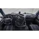 Husa volan 42-44cm, pentru camion SCANIA R/S, IVECO S-WAY, imitatie piele neagra, forma D-SHAPE, 97839 Lampa