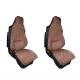 Set 2 huse scaune camion universale, maro, material catifea, PKR040 ARS