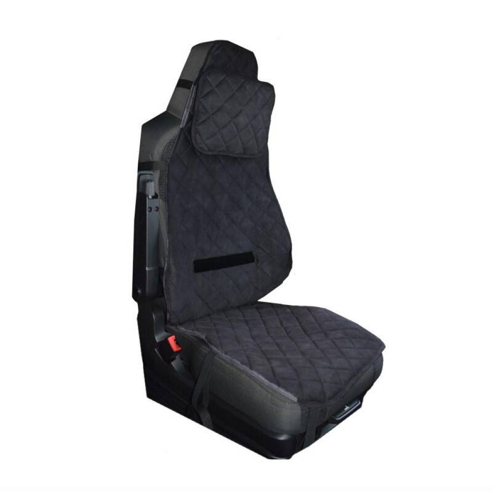 Husa scaun camion universala, neagra, material catifea, PKR041 ARS