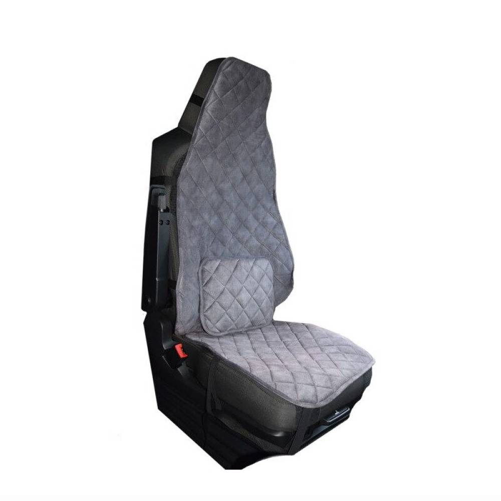 Husa scaun camion universala, gri, material catifea, PKR042 ARS