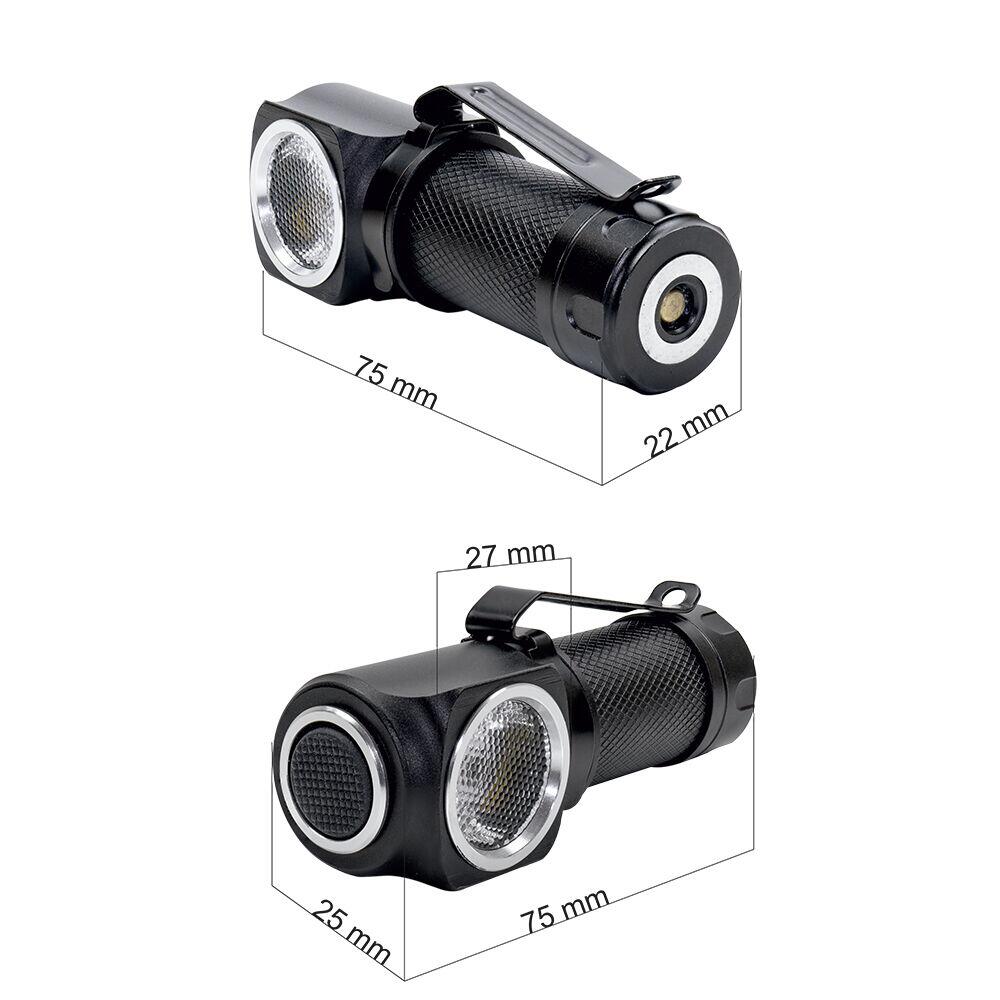Lanterna cap frontala PNI Adventure F75, Led 6W, 600 lm, magnet, reincarcare USB