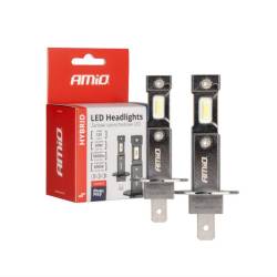 Set 2 becuri H1, LED, 12V, 60W, 5600lm, 6000K, Canbus, Hybrid 04112 Amio