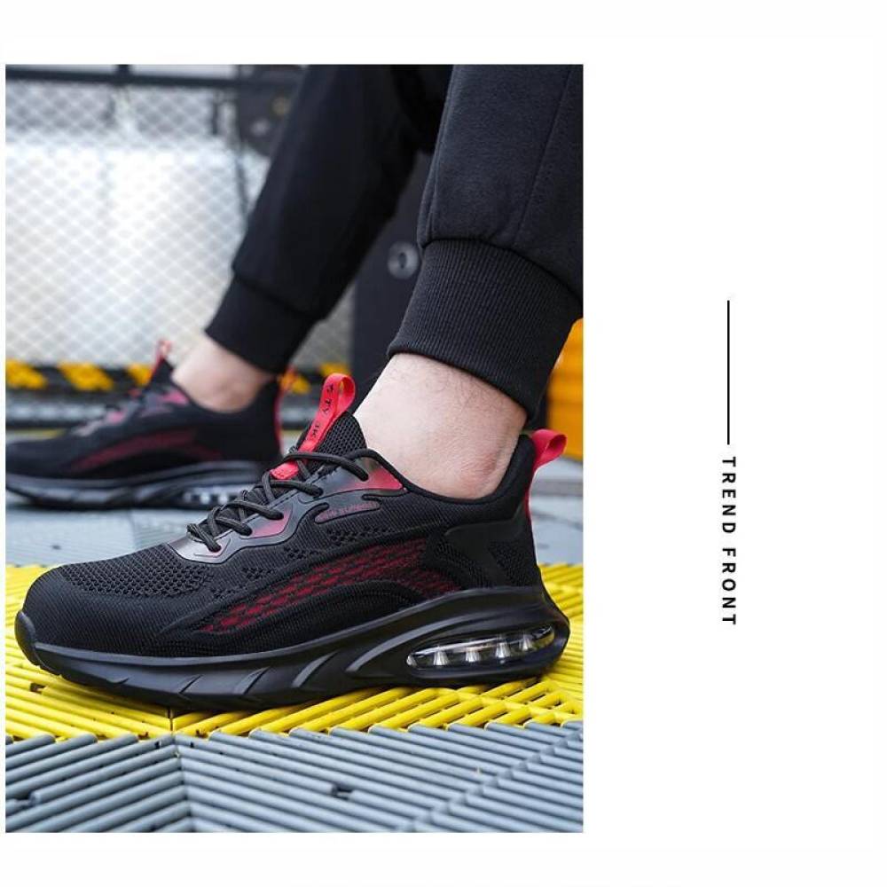 Pantofi de protectie tip pantof sport, extra confortabili, cu bombeu metalic si talpa Airbag, marimea 40, S1 ADR269 Artmas