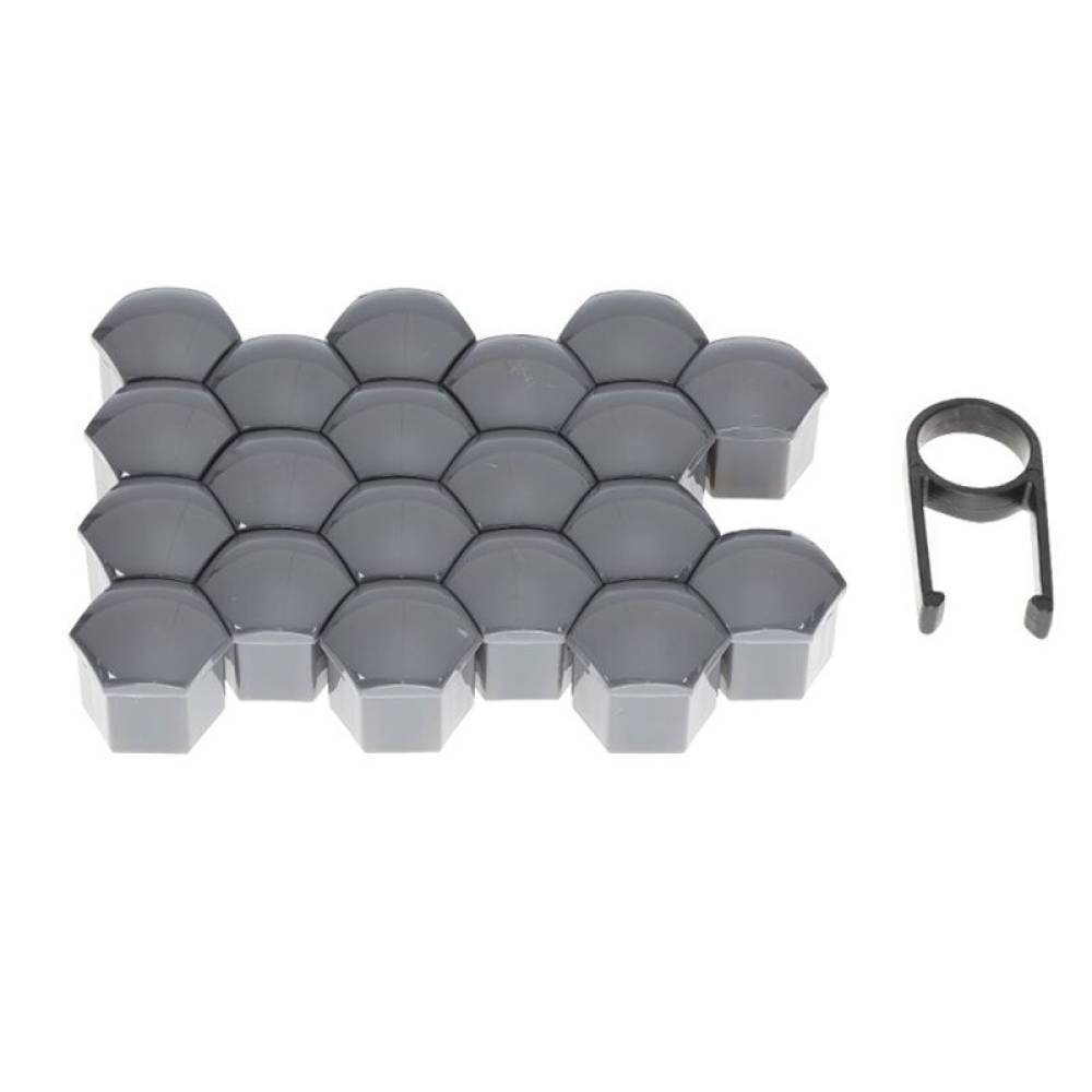 Set 20 capacele plastic, pentru prezoane 19inch, grafit, 63785 Carmotion