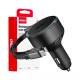 Incarcator auto 1xUSB Tip C, cu cablu retractabil iPhone si USB-C, 12-24V, 60W, 04370 Amio