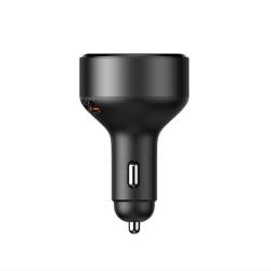 Incarcator auto 1xUSB Tip C, cu cablu retractabil USB-C, 12-24V, 60W, 04368 Amio