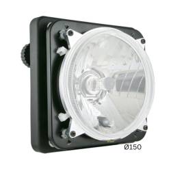 Far fi 142/ 150, 164x164, incastrabil, universal, camioane, tractoare, rama patrata, cu pozitie, Deutz PES2. 42030 Wesem