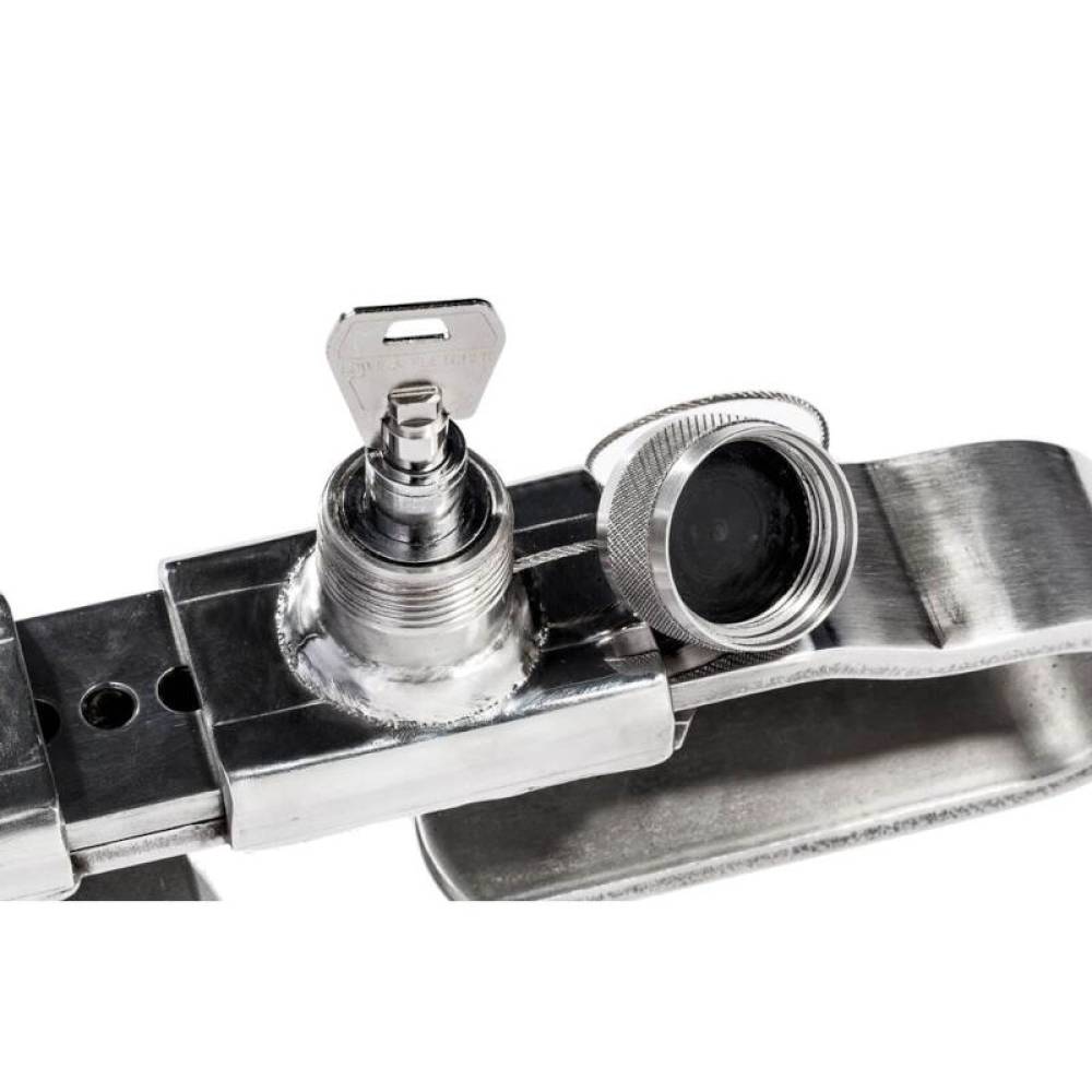 Antifurt container, deschidere 250-335mm, latime 8cm, din otel inoxidabil OH18N9, AGS020