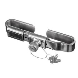 Antifurt container, deschidere 250-335mm, latime 8cm, din otel inoxidabil OH18N9, AGS020