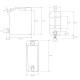 Canistra apa potabila 10L, cu robinet metal, filet fi26mm, alba, AGS049