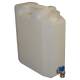 Canistra apa potabila 10L, cu robinet metal, filet fi26mm, alba, AGS049