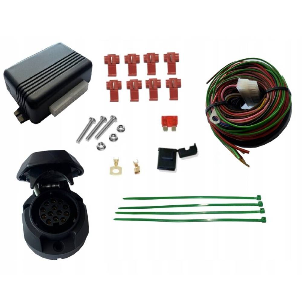 Kit instalatie electrica, cu controler, cu priza 13 pini, anulare senzor parcare cu tranzistor, Piair ETk 13.11 PDC