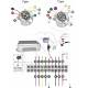 Kit instalatie electrica, cu controller, cu priza 7pini, cu releu, Piair ETk7.01