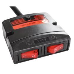 Girofar rampa transversal 116x22 cm, LED, 12-24V, 20 module LED, 73 Leduri, 2 intrerupatoare, 8136A-7 Amber