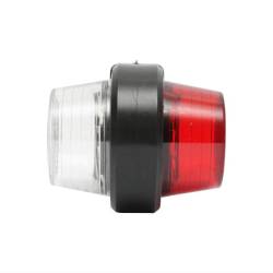 Lampa gabarit brat 105mm, LED, Old School, alb-rosu, Formplas BK69476