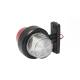 Lampa gabarit brat 105mm, LED, Old School, alb-rosu, Formplas BK69476