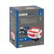 Caserola electrica portabila, 2 compartimente cu lingura, pentru camion, camping, 1.5L, 12-24V 50W, pentru incalzit mancarea, Lunch Box, AKC123 Lampa 