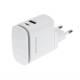 Incarcator rapid cu 2 USB-uri, priza 220V, LED, USB-C si USB-A, 25W, 3AQC, GaN PD, cu 3 adaptoare pentru prize UE, Marea Britanie și SUA, Wayme 63049 Carmotion