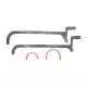 Garnituri baie ulei cu semiinele pentru motor in 3 pistoane  U-445, Fiat, 115.01.201/202/203/204 UTB