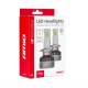Set 2 becuri H7-1, LED, 9-48V, 50W, 4500lm, 6500K, cu radiator, HP Full Canbus, 03675 Amio