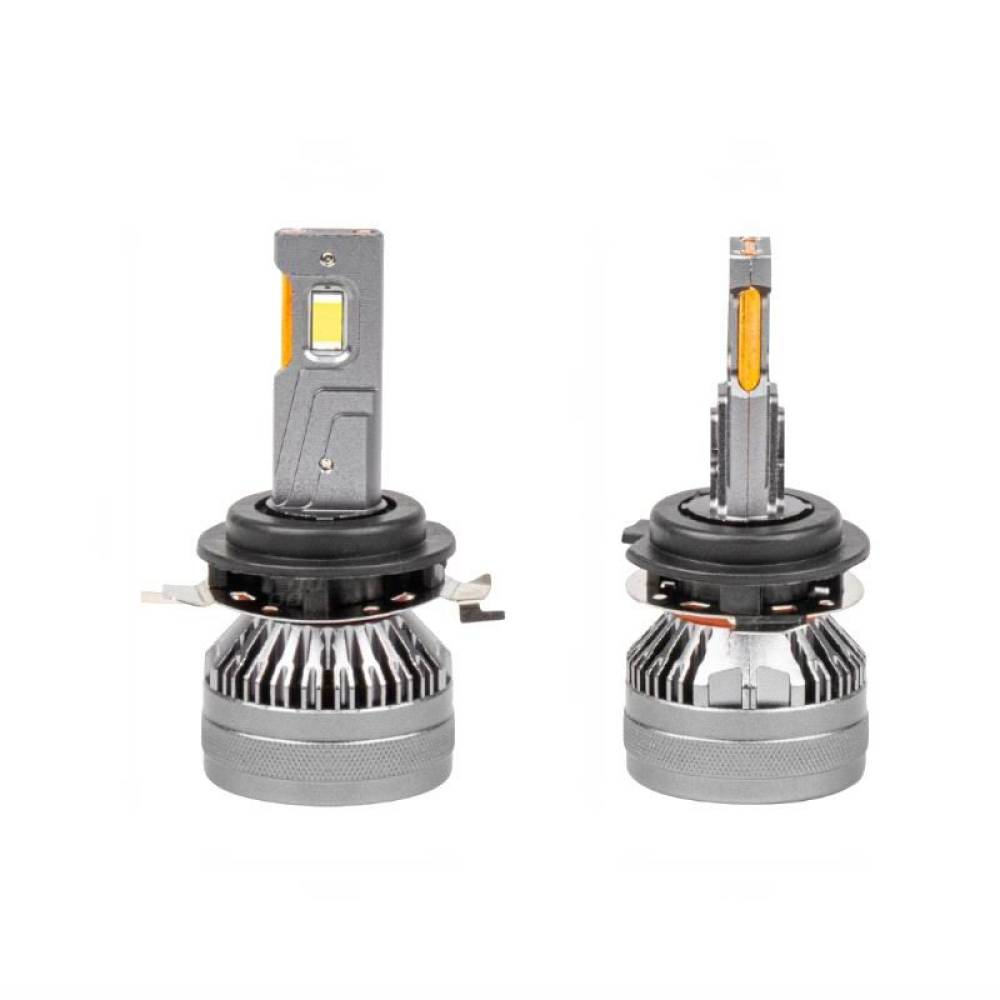 Set 2 becuri H7-1, LED, 9-48V, 50W, 4500lm, 6500K, cu radiator, HP Full Canbus, 03675 Amio