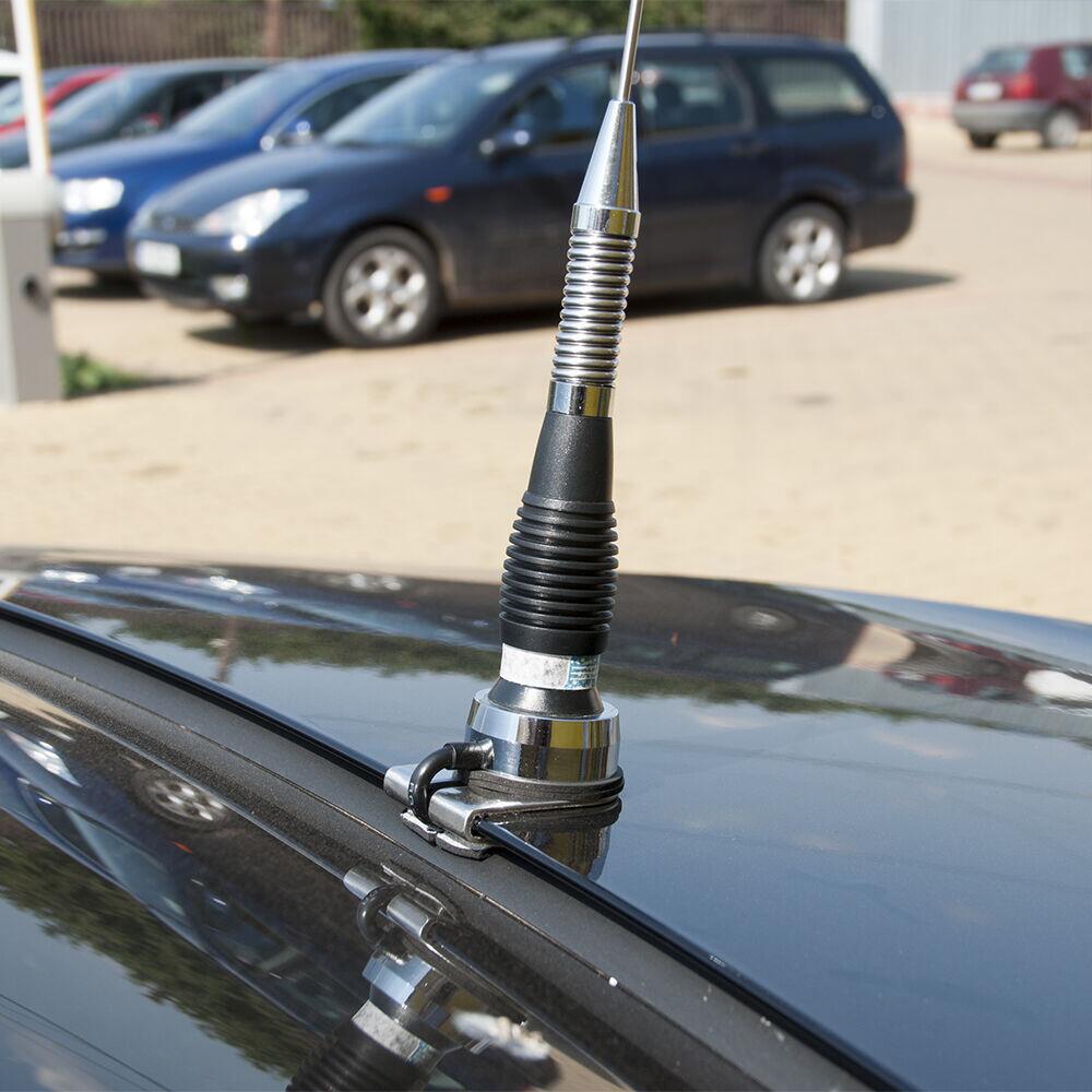 Antena statie 145cm PNI ML160 + suport T941 cu cablu, prindere pe portbagaj, capota, streasina Antena statie 145cm PNI ML160 + suport T941 cu cablu, prindere pe portbagaj, capota, streasina