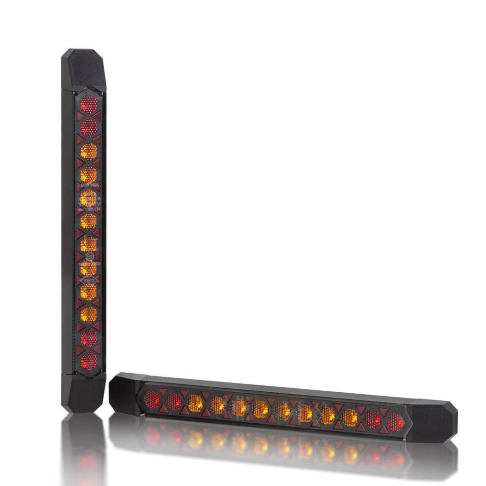 Lampa spate 252x27, 3 functii, LED, cu semnalizare dinamica slim, LIZARD, LZD 3141 Horpol