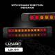 Lampa spate 252x27, 3 functii, LED, cu semnalizare dinamica slim, LIZARD, LZD 3141 Horpol