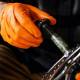 Manusi din nitril, Diamond Grip, portocalii, nepudrate, marimea L, 50 buc, bk TT83 / BK90034