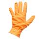 Manusi din nitril, Diamond Grip, portocalii, nepudrate, marimea L, 50 buc, bk TT83 / BK90034