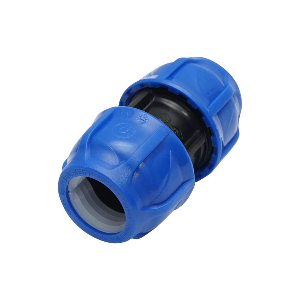 Mufa compresiune PN16, D32x32mm, max 16bar pentru sisteme irigatie PEHD, bk LV58 Mufa compresiune PN16, D32x32mm, max 16bar pentru sisteme irigatie PEHD, bk LV58