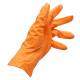 Manusi din nitril,  Diamond Grip, portocalii, nepudrate, marimea M, 50 buc, bk TT82 / BK90033