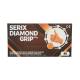 Manusi din nitril,  Diamond Grip, portocalii, nepudrate, marimea M, 50 buc, bk TT82 / BK90033